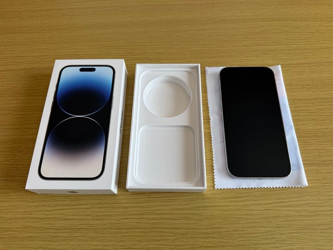 iPhone14Pro 128GB ガラスコーティング済み 容量84%