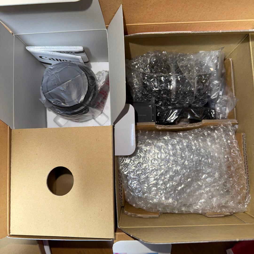 Canon EOS Kiss N ダブルズームキット ブラック (新品、未開封)