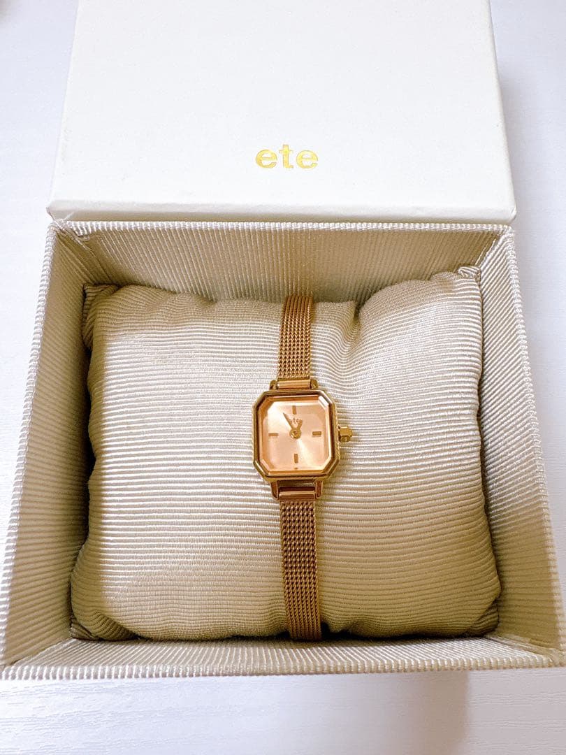 ete 腕時計　オクタゴンフェイス ダイヤモンド