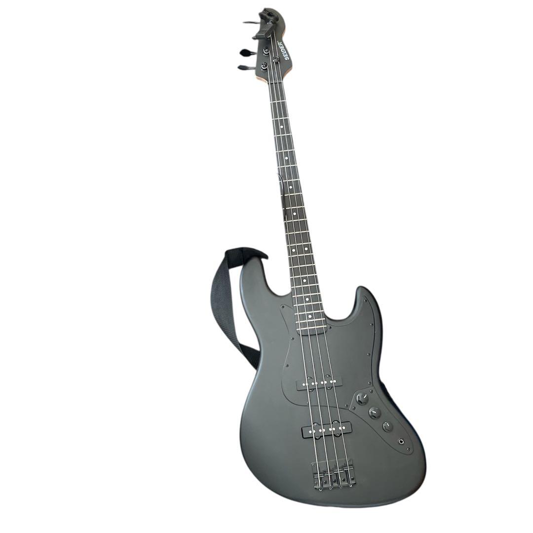 SELDER マットブラック 4弦エレキベース