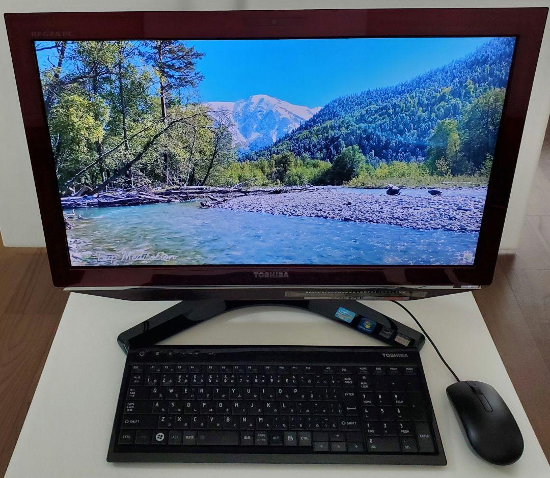 〈ジャンク品〉23型フルHD 東芝 REGZA PC