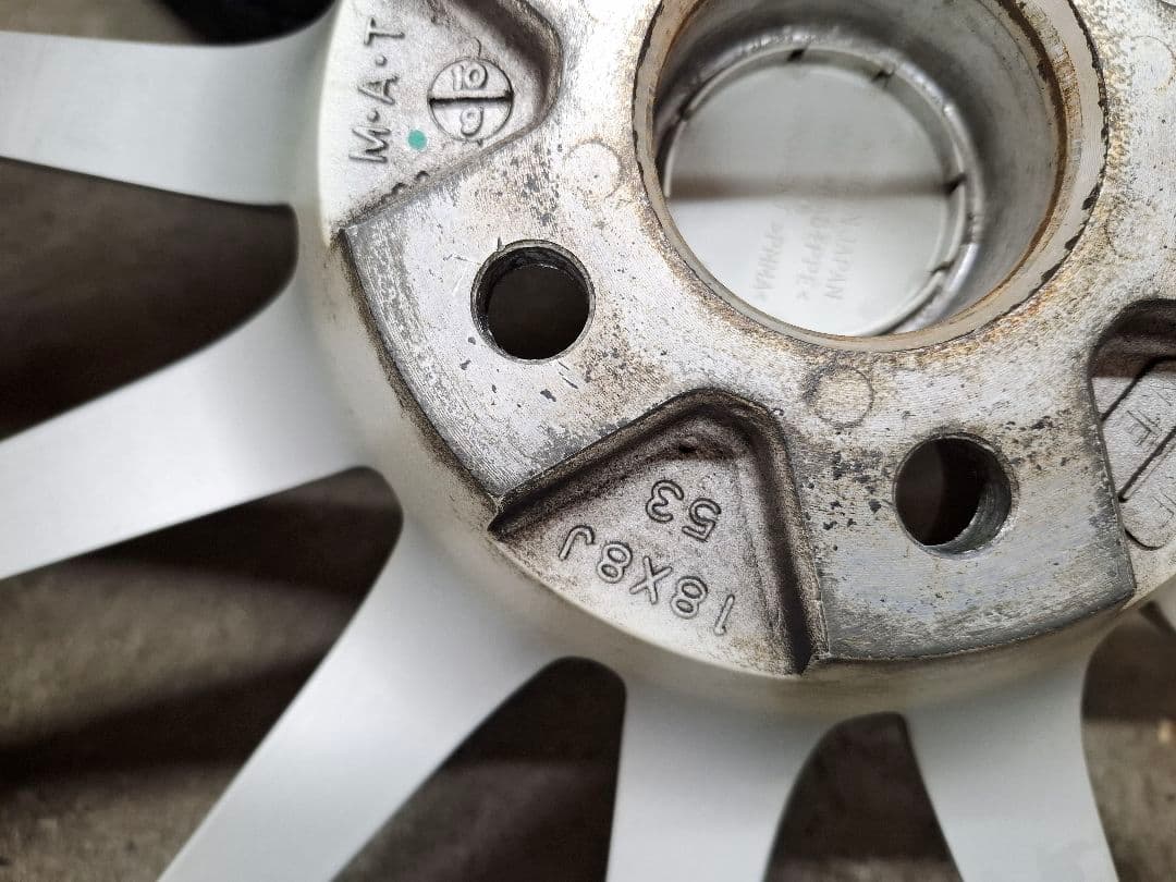 スバル レガシィ STI ts 18インチ 8.0J 純正 ホイールタイヤ