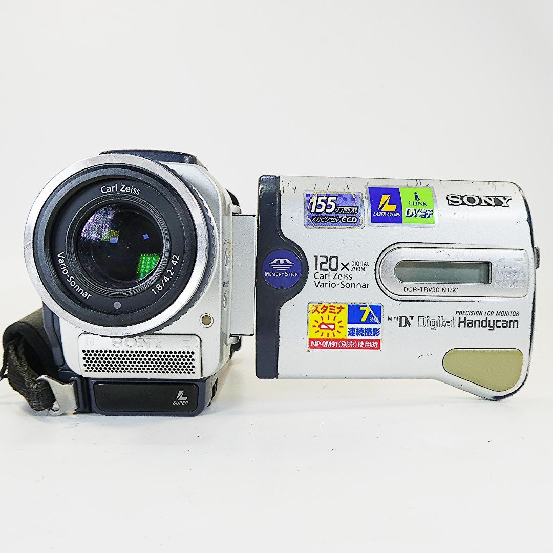 動作品 ソニーDCR-TRV30 MiniDV ビデオカメラDVDダビングに最適