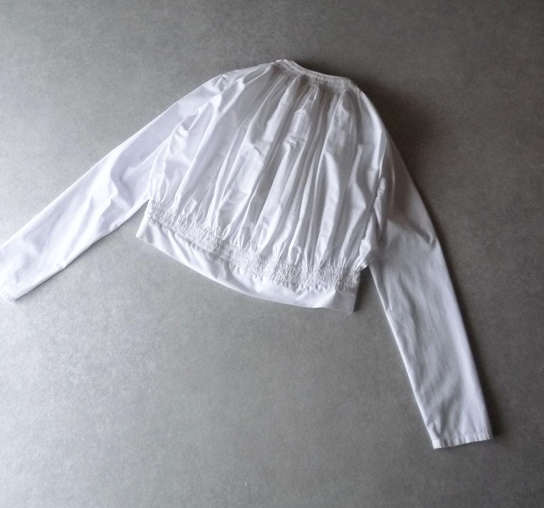 美品 シーオール 2万円 ギャザーブラウス ジャーナルスタンダード ホワイト