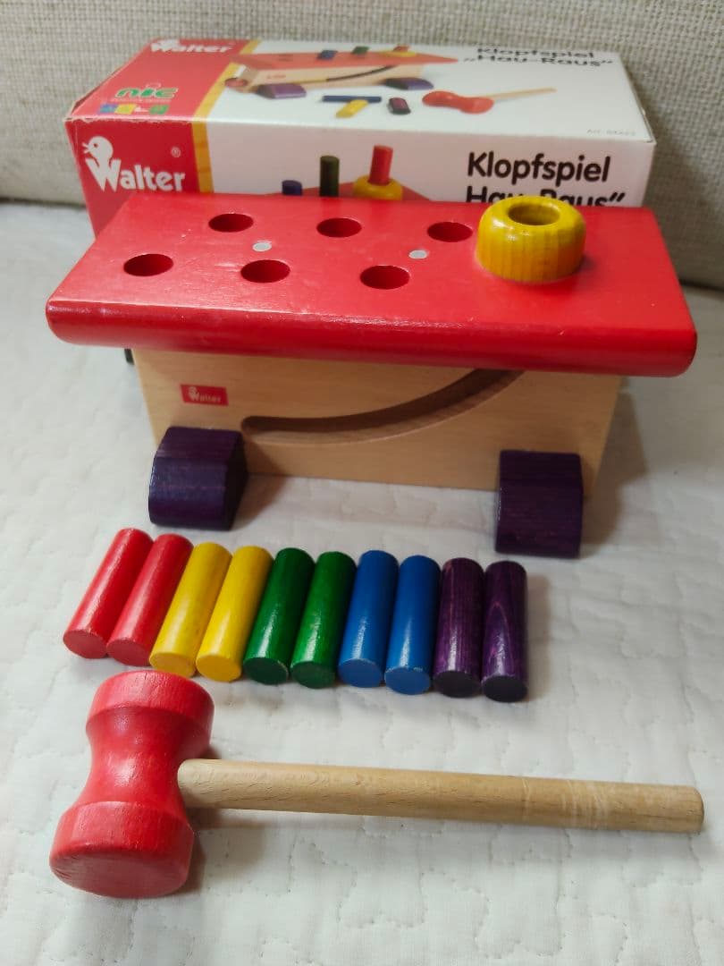 ハンマートイ　大工さん　木製　おもちゃ　ニック社　知育玩具