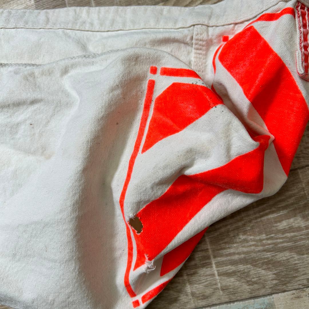 レア PLAIN DEALER ニュースペーパーバッグ オレンジ