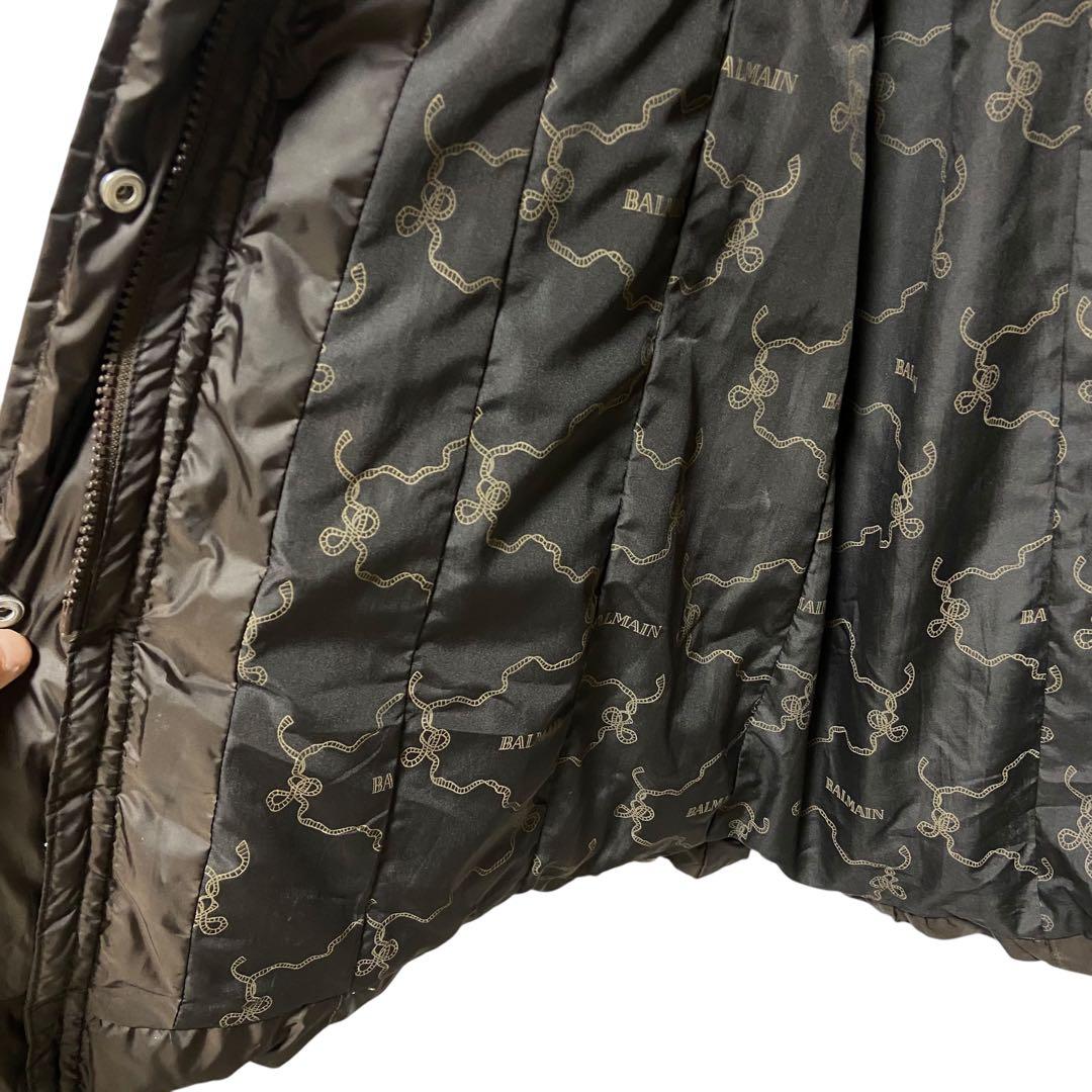 バルマン　BALMAIN ブルーフォックスファー付　ダウンコート　100