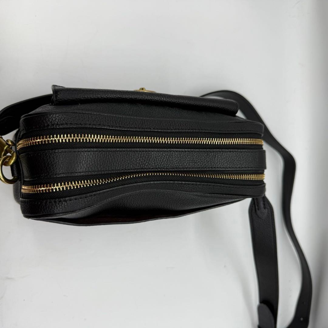 【美品】COACH コーチ キャシー カメラバッグ ブラック 639