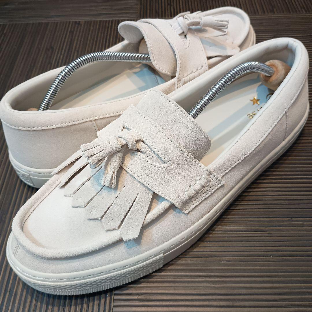 コンバース オールスター クップ ローファー ベージュ スエード 28センチ