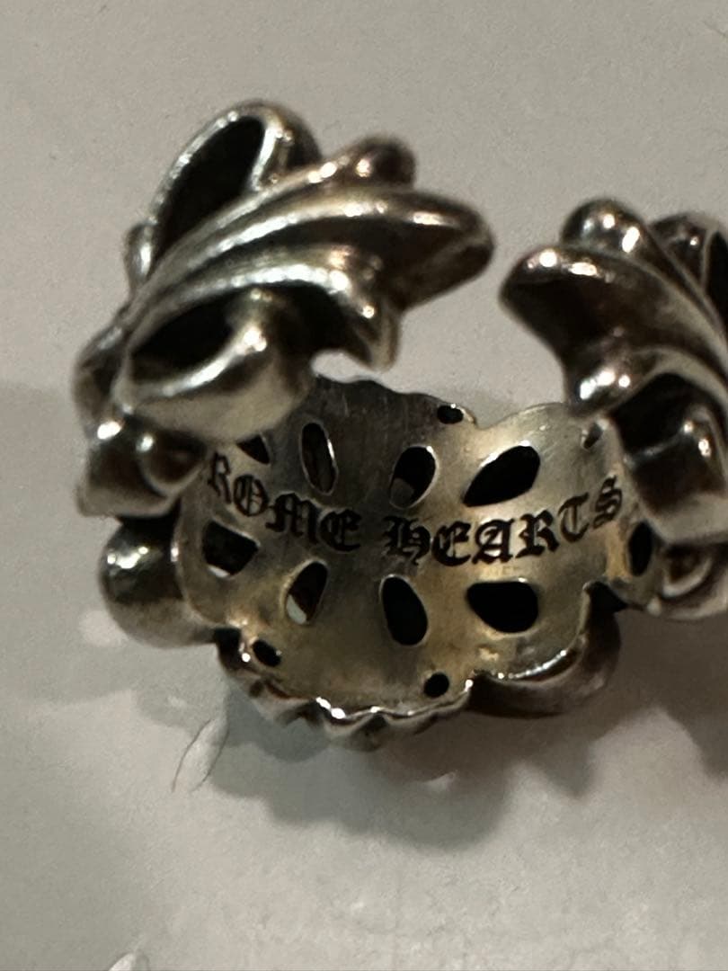 クロムハーツ ダブルフローラルクロスリング