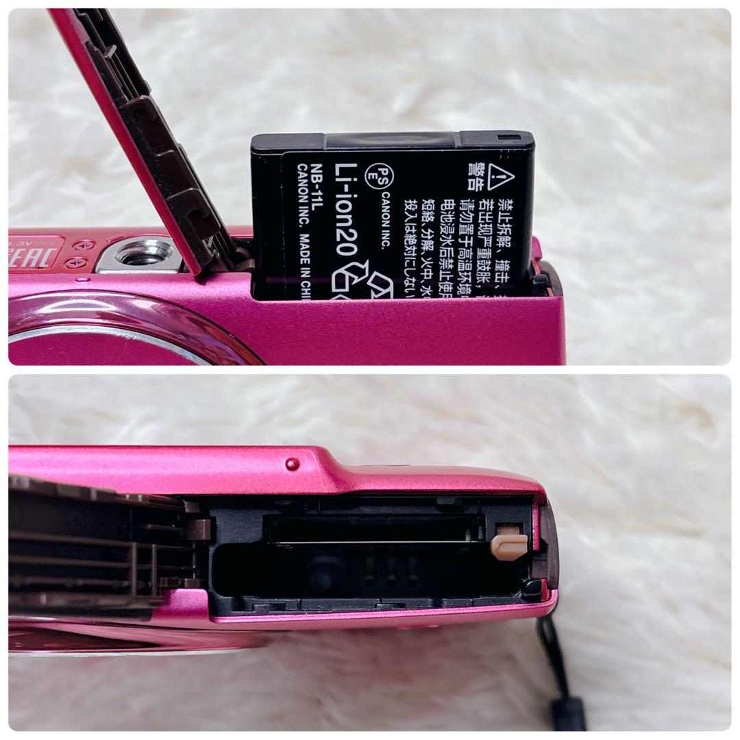 【極美品・人気・希少】Canon IXY 140 ピンクコンパクトデジタルカメラ