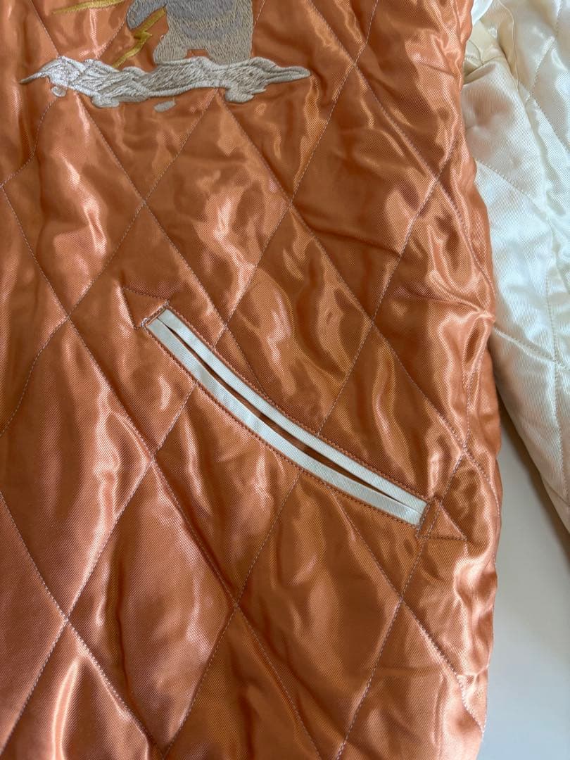 テーラー東洋アラスカジャンパー　別珍スカジャン 白熊XXL