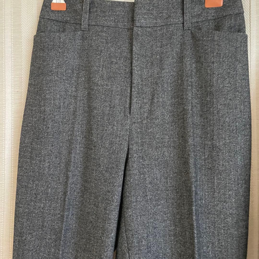 専用！美品LAUTREAMONT秋冬物ストレッチテーパードパンツスーツ38,36