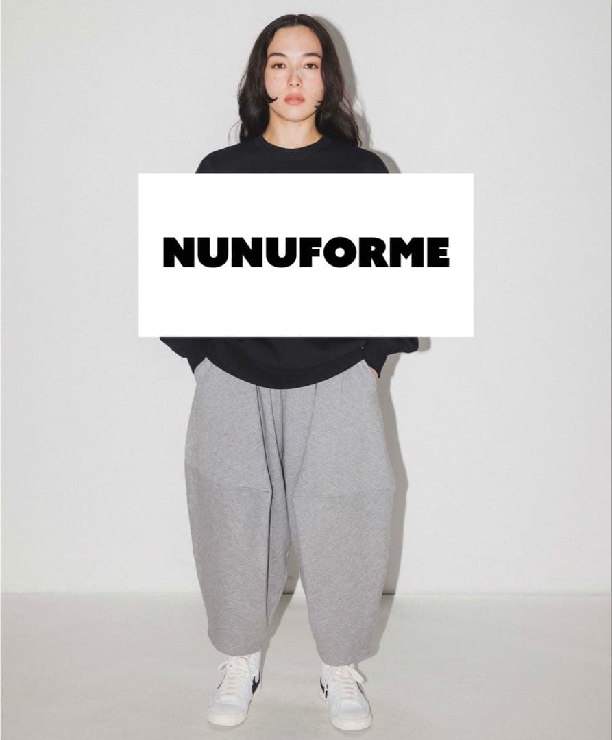 ヌヌフォルム　nunuforme ポインテッドデニムパンツ　155cm