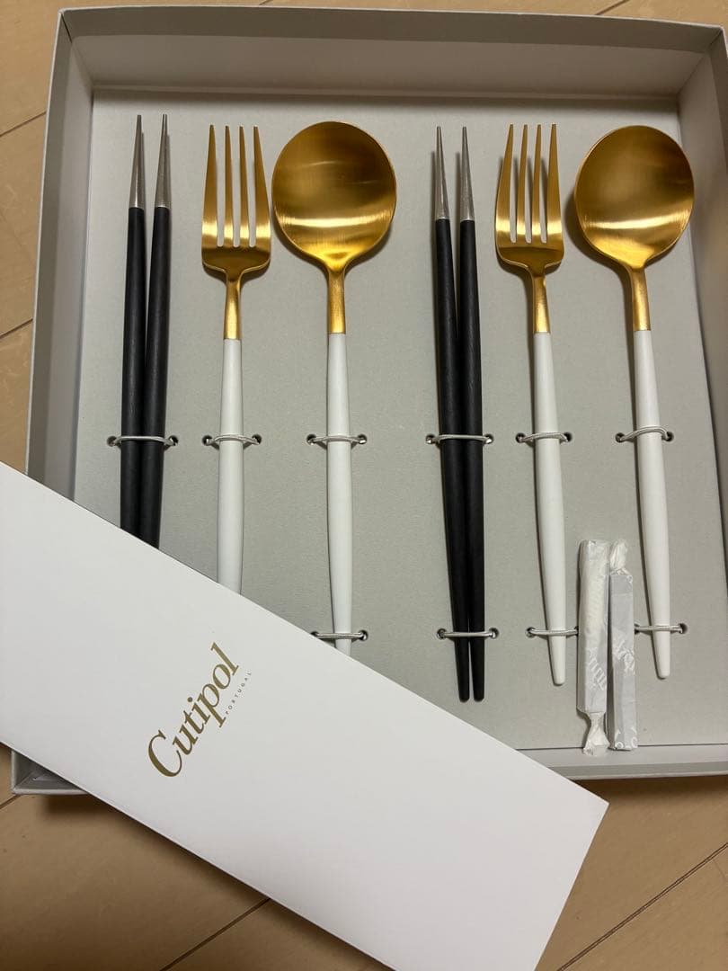 Cutipol カトラリーセット 6点 ゴールド