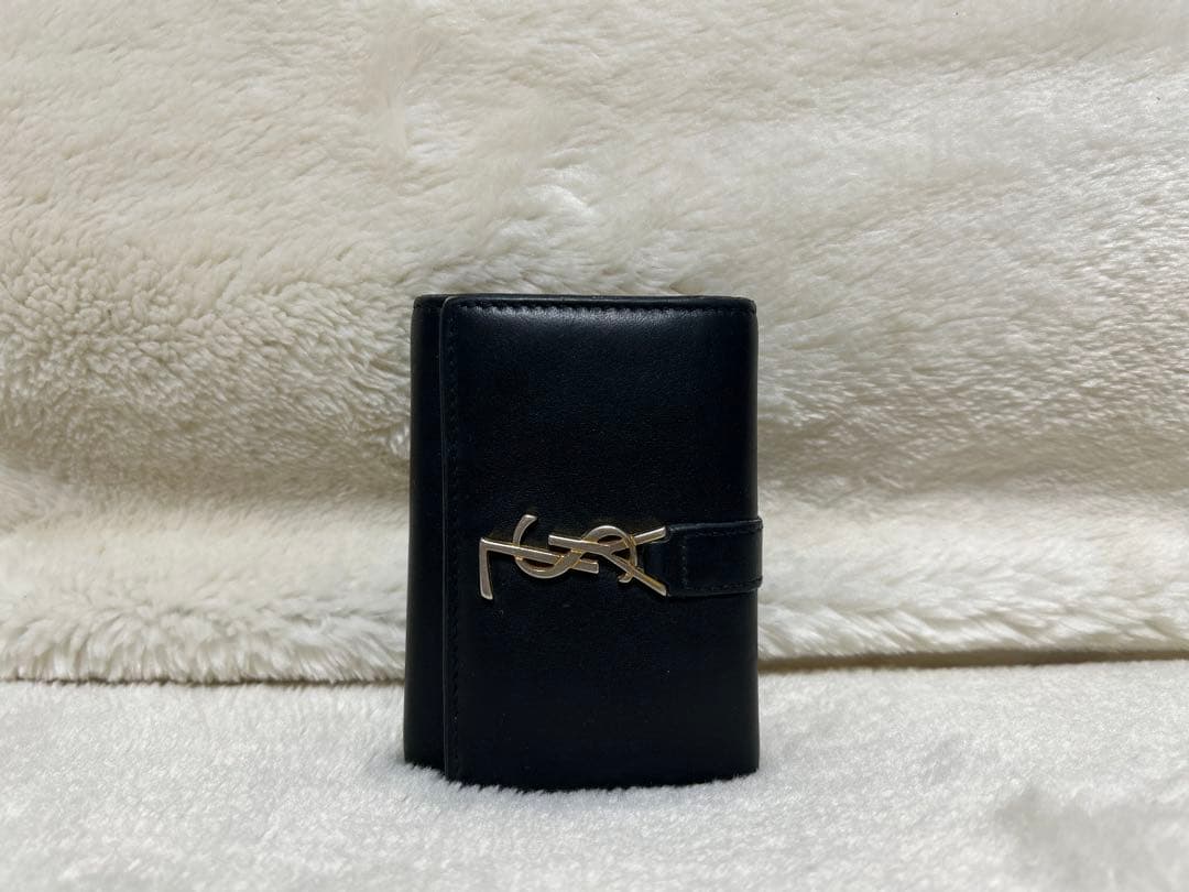 SAINT LAURENT ブラックキーケース