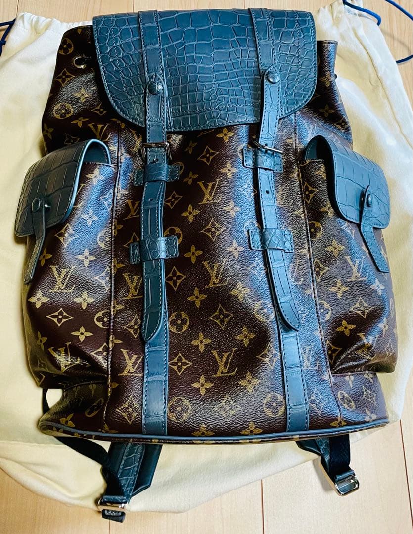 美品 レア Louis Vuitton クロコ クリストファーMM