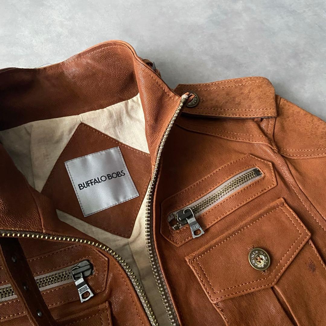 高級 Buffalo Bobs real leather jacket CD63