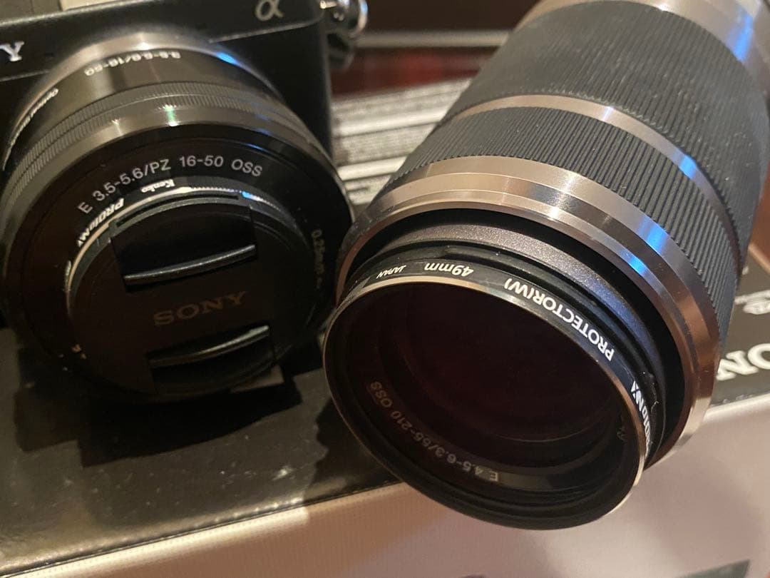 SONY α NEX-6 ミラーレス一眼カメラ 2種のレンズセット　箱・バッグ付