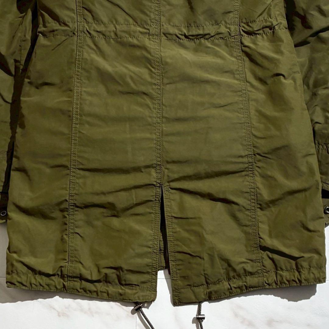 【美品】シェラック モッズコート ラビットファーライナー ラクーン 4way