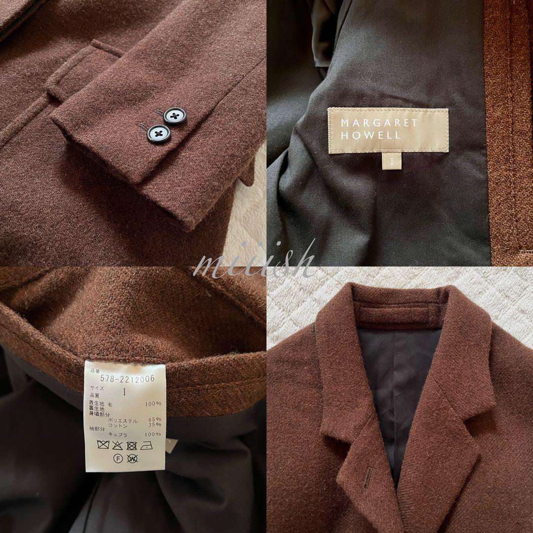 2022 マーガレットハウエル ブリティッシュウール ツイードコート 12.1万