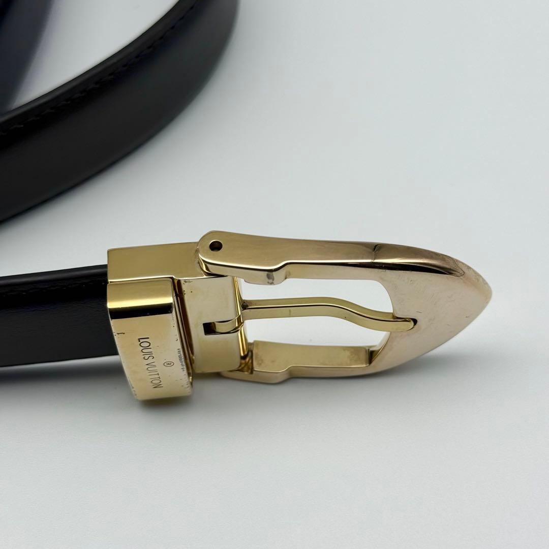 ✨良品✨ルイヴィトン タイガ サンチュール ベルト ゴールド金具 ユニセックス