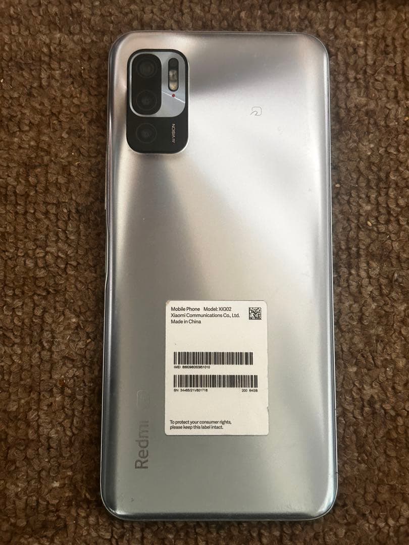 Redmi note 10JE シルバー