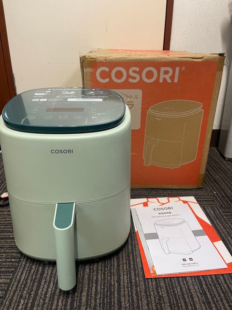 新品未使用 コソリ ノンフライヤー グリーン COSORI CAF-LI401