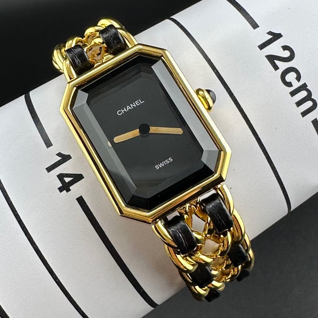 ★稼働　CHANEL プルミエール　S ブラック/ゴールド　シャネル