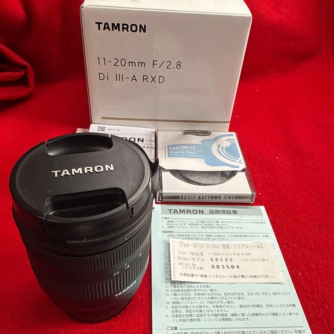 TAMRON 11-20mm F/2.8 Di III-A RXD Xマウント