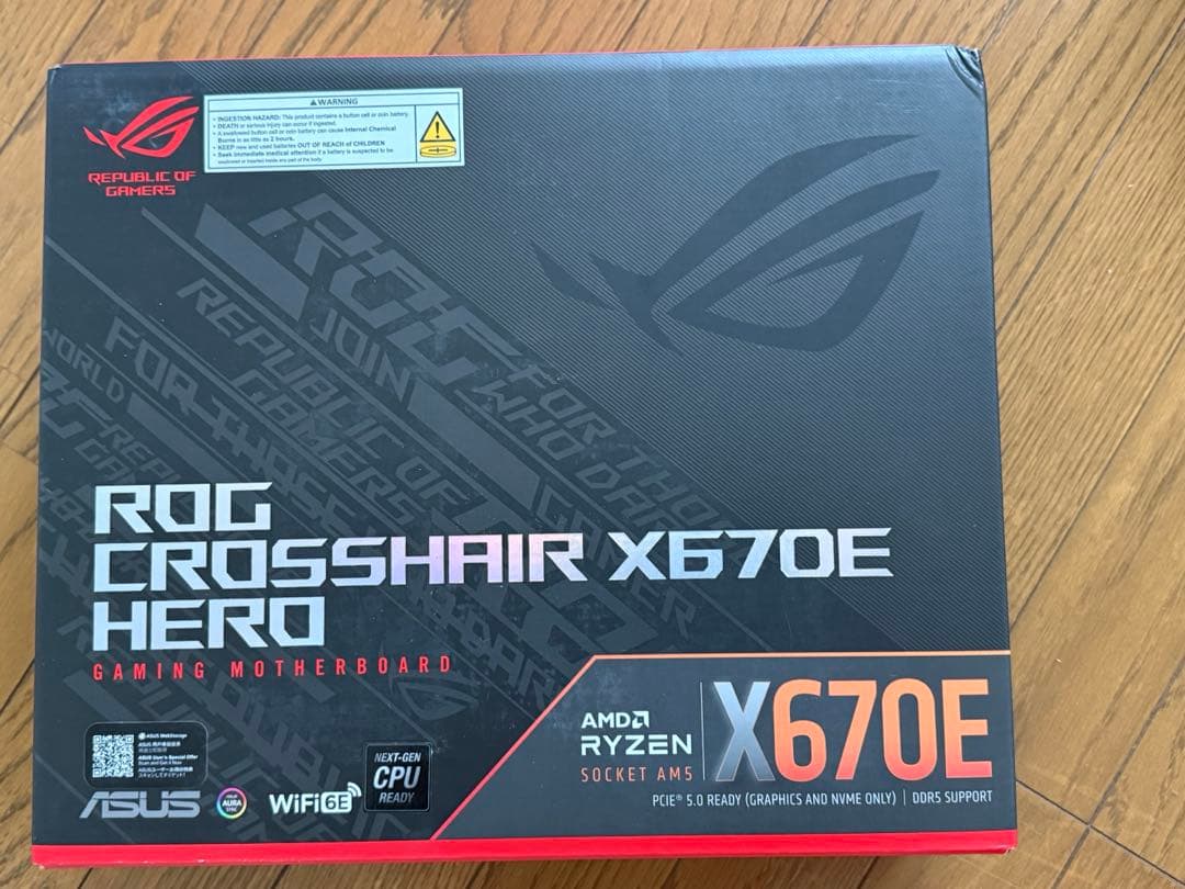 マザーボード ROG Crosshair X670E Hero