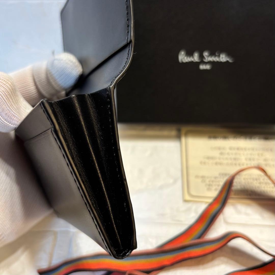 ✨Paul Smith シティエンボス　名刺入れ　新品未使用品　ブラック