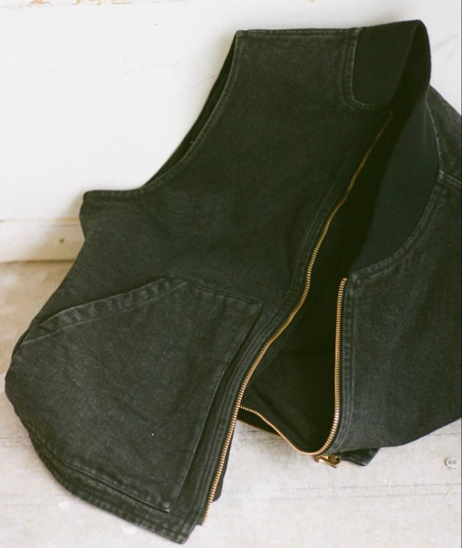 トップス COMOLI MATSUMOTO Limited DENIM WORK VEST