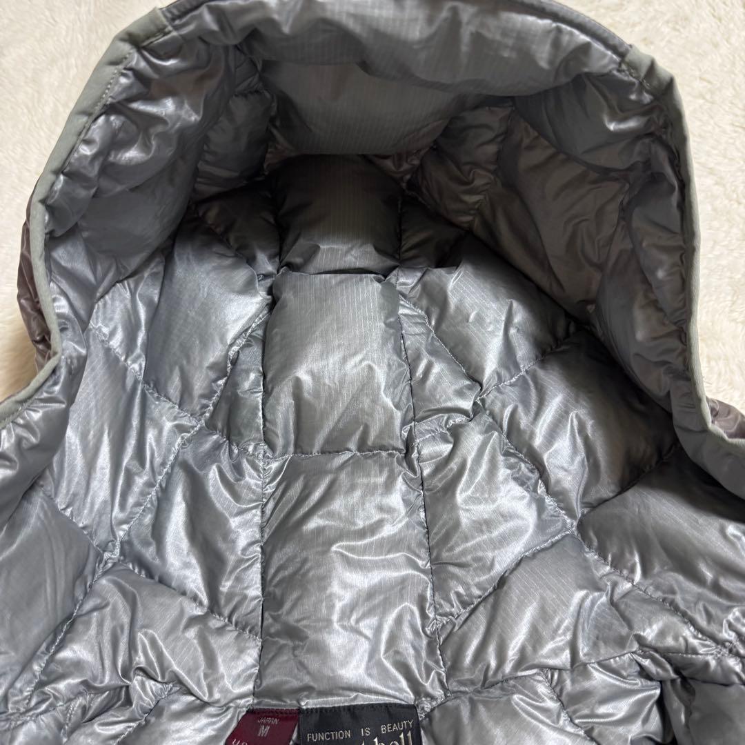 極美品モンベル800FP U.L.ダウンインナーパーカ Mブロンズ　短丈y2k