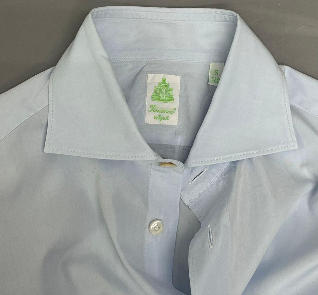 お値下げしました!フィナモレ ライトポプリンシャツ ALUMO社製 国内正規品