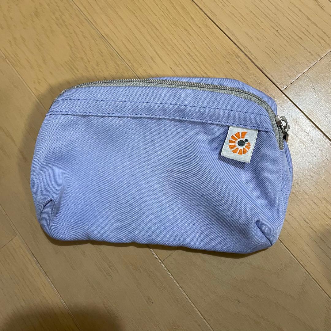 美品✨　エルゴベビー 抱っこひも　オムニブリーズ ポーチ付 ブルーラベンダー