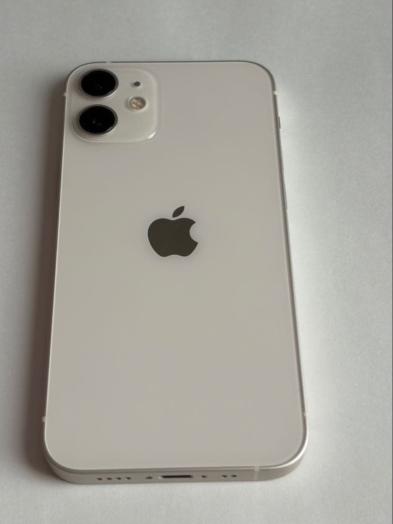 美品！Apple iPhone 12mini 128GB 白色　本体