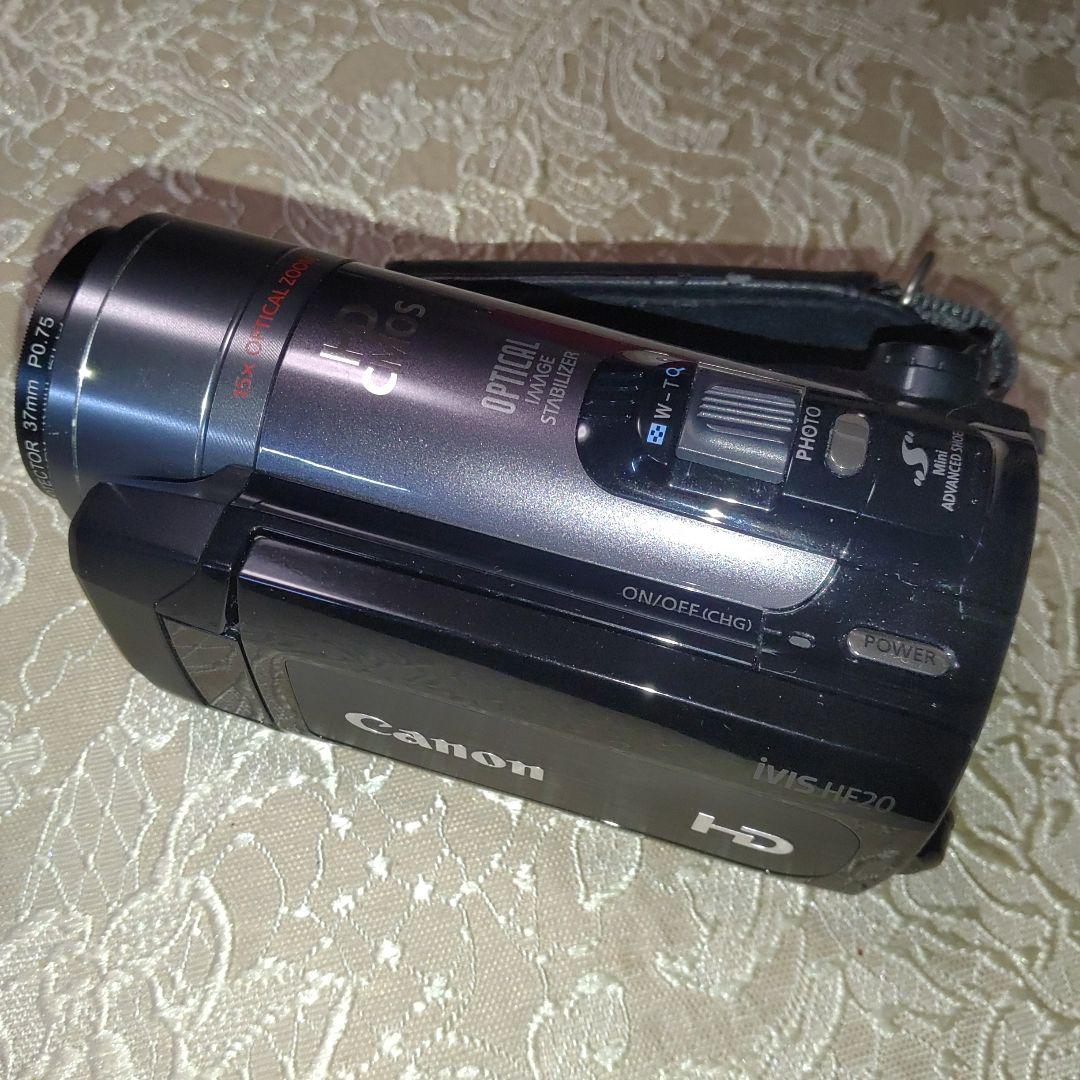 完動極美品 キヤノン iVIS HF20 フルハイビジョンデジタルビデオカメラ