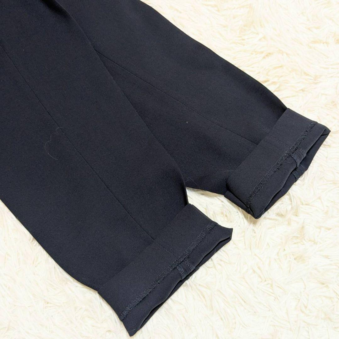 ✨美品✨ プラステ パンツスーツ セットアップ 洗える ネイビー M