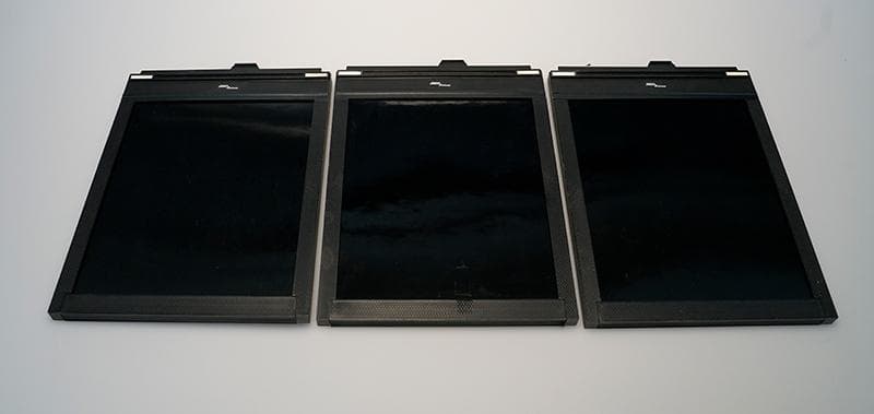 FIDELITY Deluxe 8×10 カットフィルムホルダー 3点