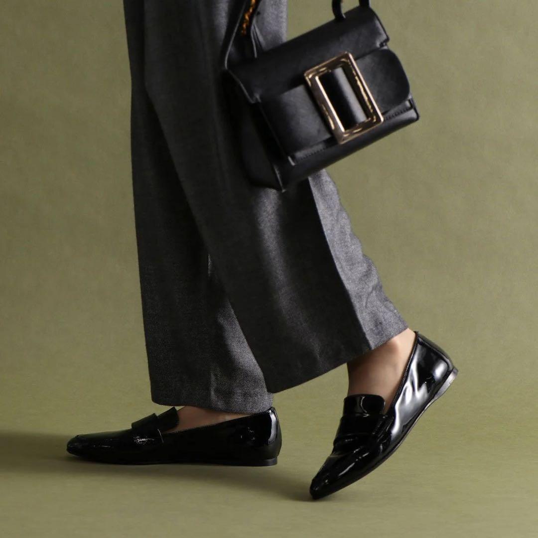 未使用⭐︎FABIO RUSCONI ローファ（ブラックコンビ）ハラコ　37