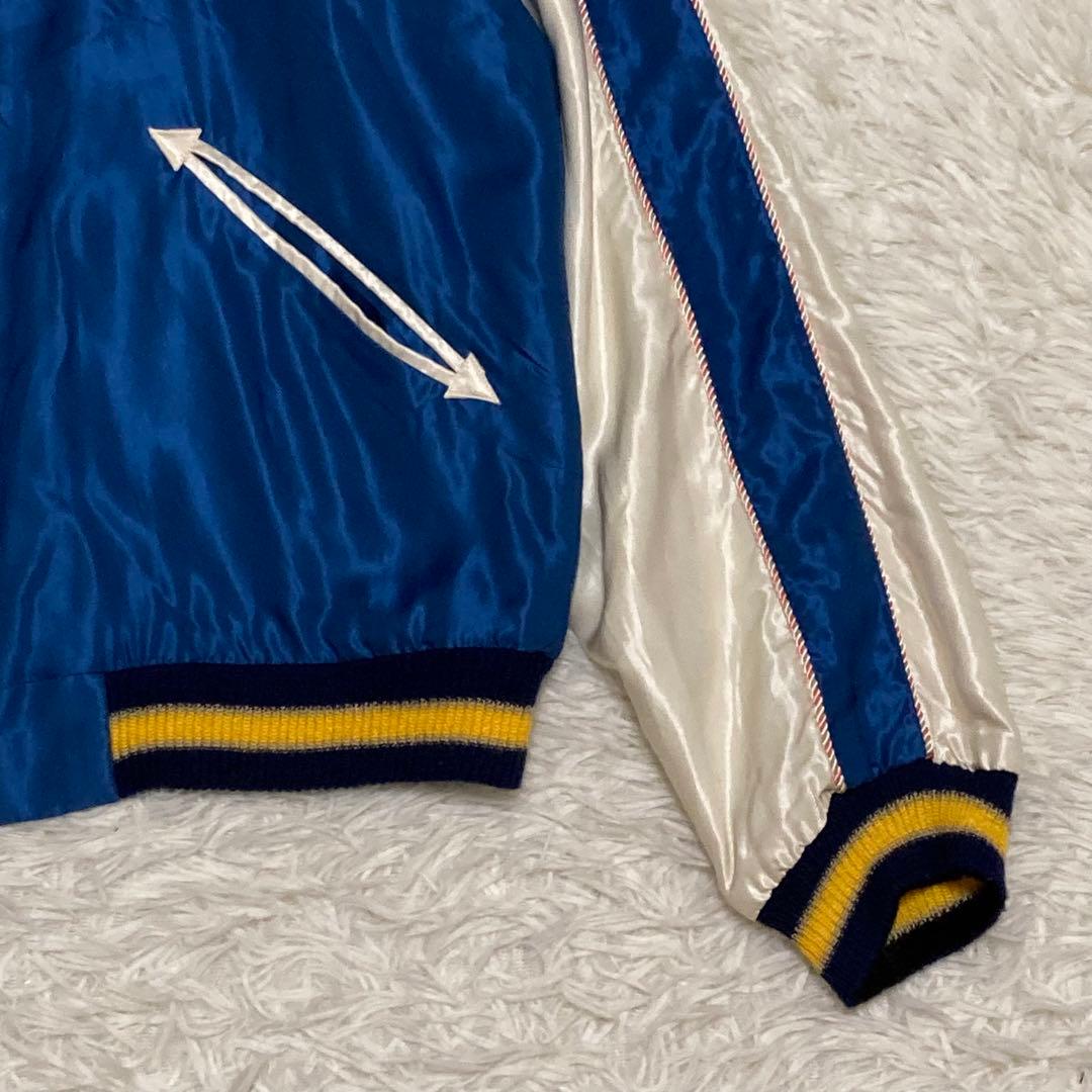 【美品】テーラー東洋 スカジャン リバーシブル 鷹 和柄 TT13608 M