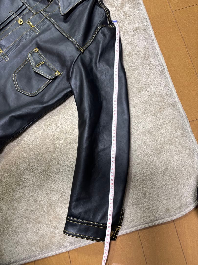 【超美品】ホースハイドレザージャケット 黒