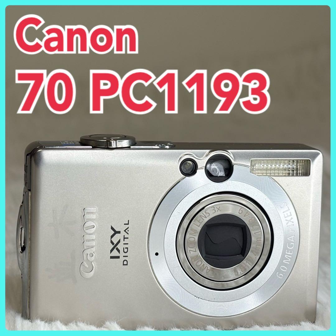 Canon カメラ　IXY 70 PC1193 充電器　コンデジ　動作品