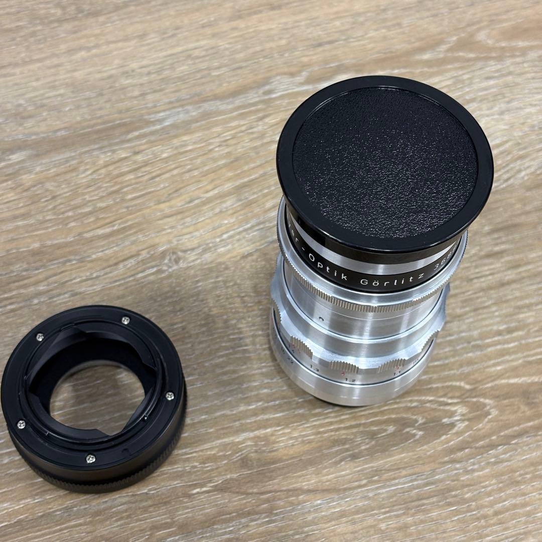 TRIOPLAN 100mm F2.8 Exakta マウントアダプタ付き