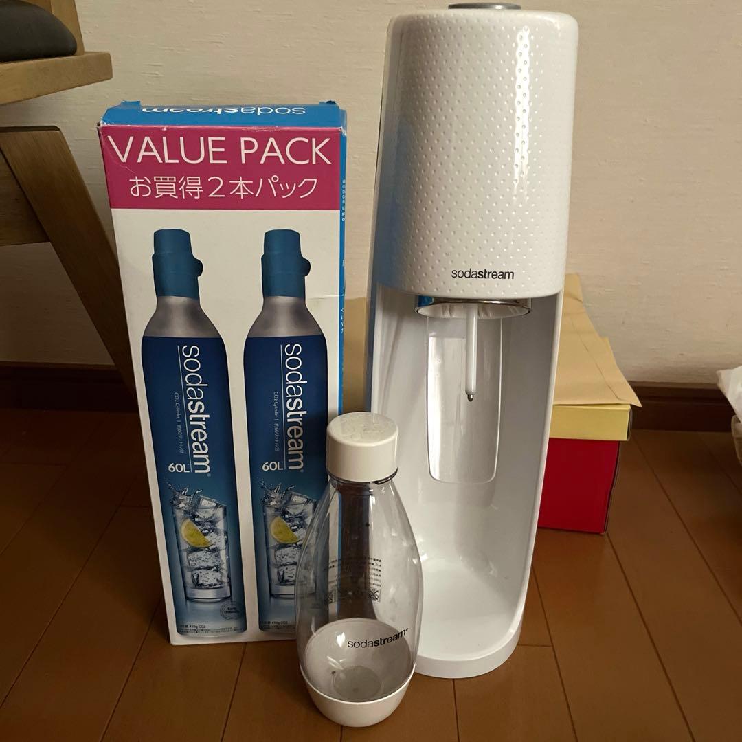 ソーダストリーム　炭酸ガスシリンダー2本パック付き
