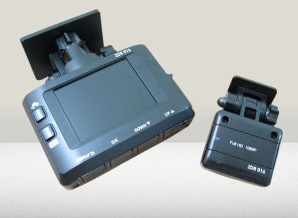 ★コムテック ZDR016 高性能 前後2カメラ ドライブレコーダー 動作品