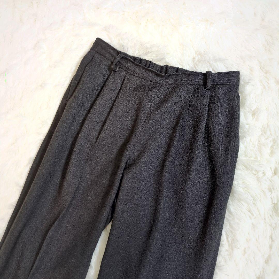 ユナイテッドアローズ　ノーカラー　セットアップ　パンツ　洗える　ストレッチ