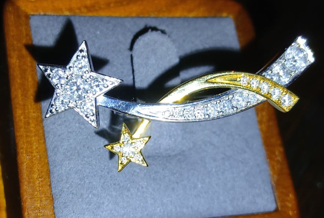 年越しSALE　ココ　シャネル　コメットリング　レア　美品　星　流星　ダイヤ