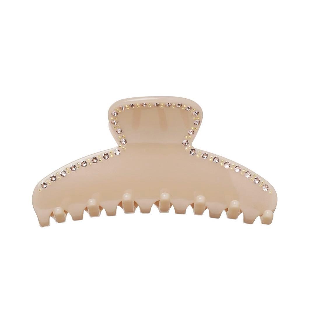 アレクサンドルドゥパリ Mクリップ ヌードピンク スワロフスキー